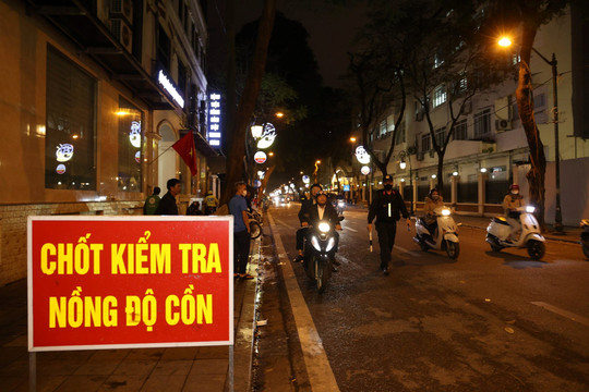 Đề xuất giữ nguyên mức xử phạt về nồng độ cồn