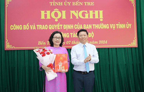 Bến Tre có tân Trưởng ban Tuyên giáo Tỉnh ủy