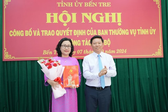 Bến Tre có tân Trưởng ban Tuyên giáo Tỉnh ủy