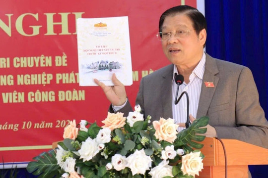 Trưởng Ban Nội chính Trung ương tiếp xúc cử tri tại TP. Đà Lạt