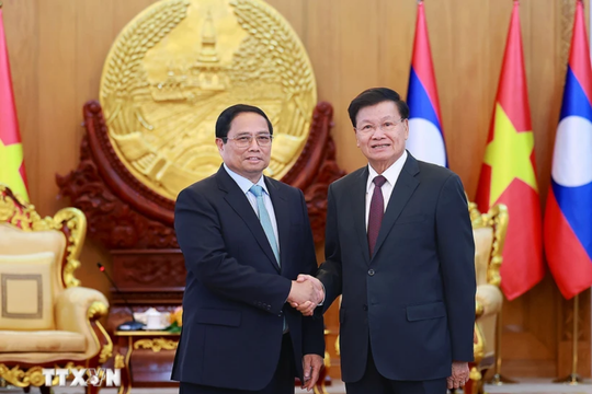 Lãnh đạo Việt Nam-Lào nhất trí tập trung thực hiện hiệu quả các thỏa thuận