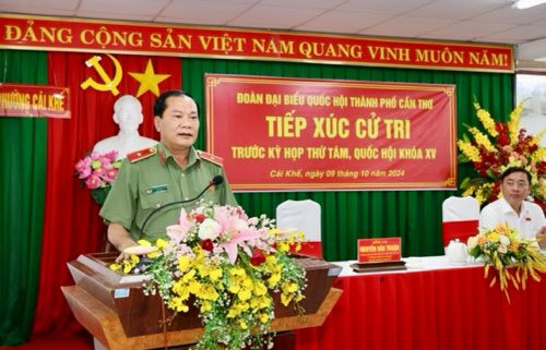 Đoàn ĐBQH TP Cần Thơ tiếp xúc cử tri trước Kỳ họp thứ Tám