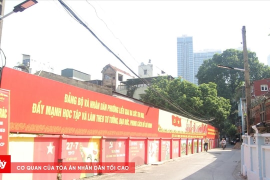 Hà Nội: Ngõ nhỏ trang trí chào mừng 70 năm ngày Giải phóng Thủ đô