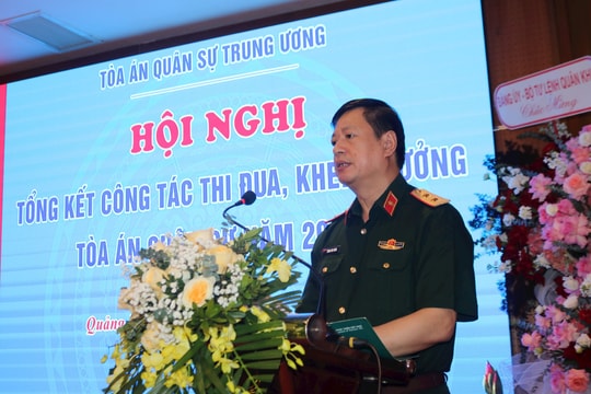 Tòa án quân sự Trung ương tổng kết công tác thi đua năm 2024