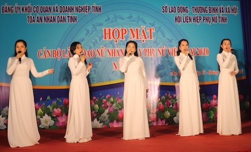 TAND tỉnh An Giang họp mặt kỷ niệm 94 năm Ngày Phụ nữ Việt Nam