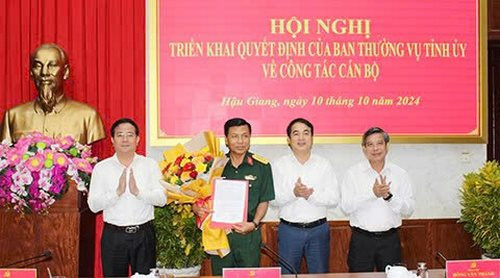 Hậu Giang có tân Trưởng Ban Nội chính