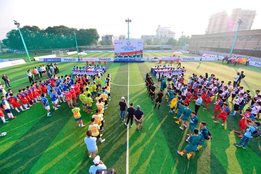 Vòng loại khu vực Nghệ An Giải bóng đá công nhân, viên chức Việt Nam 2024