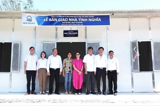 Địa phương đầu tiên hoàn thành hỗ trợ nhà ở cho các hộ dân bị thiệt hại do bão Yagi