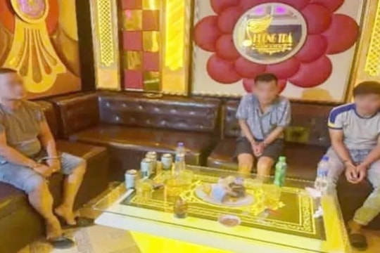 3 đối tượng mở tiệc “ma túy” trong phòng hát