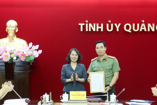 Chỉ định Giám đốc Công an tỉnh Quảng Ninh tham gia BCH, BTV Tỉnh ủy