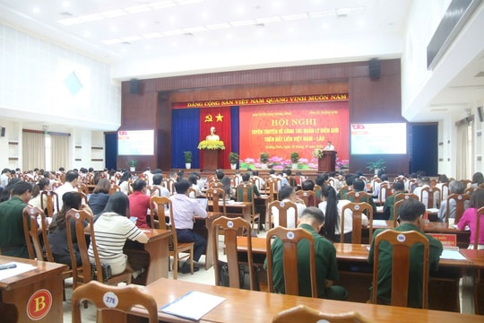 Tăng cường công tác quản lý biên giới trên đất liền Việt Nam - Lào