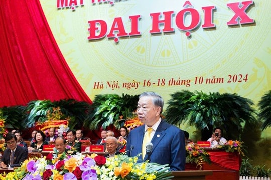 Tổng Bí thư, Chủ tịch nước Tô Lâm phát biểu tại Đại hội đại biểu toàn quốc MTTQ Việt Nam lần thứ X, nhiệm kỳ 2024 – 2029