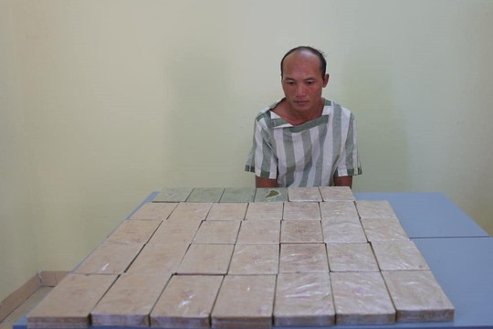 Điện Biên: Triệt phá chuyên án ma tuý, thu giữ 34 bánh heroin
