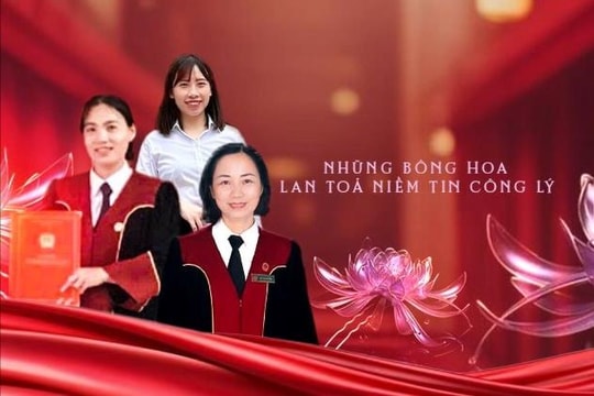 Những bông hoa lan toả niềm tin công lý