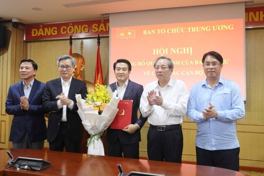 Điều động, bổ nhiệm nhân sự mới thuộc Ban Tổ chức Trung ương, Ngân hàng Nhà nước