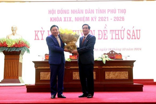 Ông Nguyễn Huy Ngọc được bầu giữ chức Phó Chủ tịch UBND tỉnh Phú Thọ