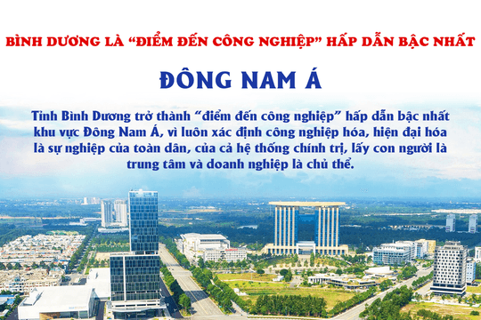 Bình Dương là điểm đến công nghiệp hấp dẫn bậc nhất Đông Nam Á - Bài 5: Hành trình vươn tới thịnh vượng