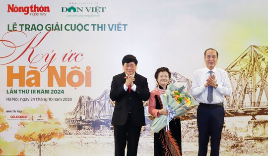 Hành trình cảm xúc tại Lễ trao giải Cuộc thi viết Ký ức Hà Nội