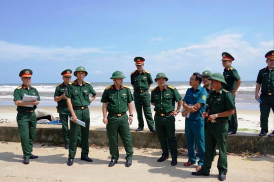 Lực lượng vũ trang tỉnh Quảng Nam sẵn sàng ứng phó báo Trami