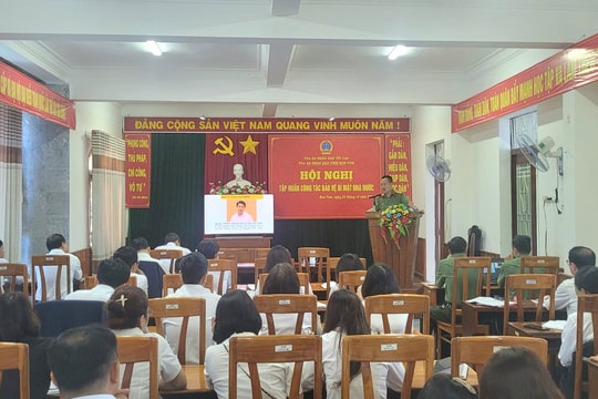Tập huấn công tác bảo vệ bí mật nhà nước tại TAND tỉnh Kon Tum