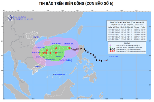 Quảng Bình khẩn trương triển khai các biện pháp ứng phó với bão TRAMI