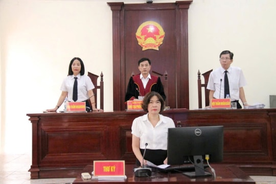 TAND huyện An Dương xét xử trực tuyến 3 vụ án về ma túy