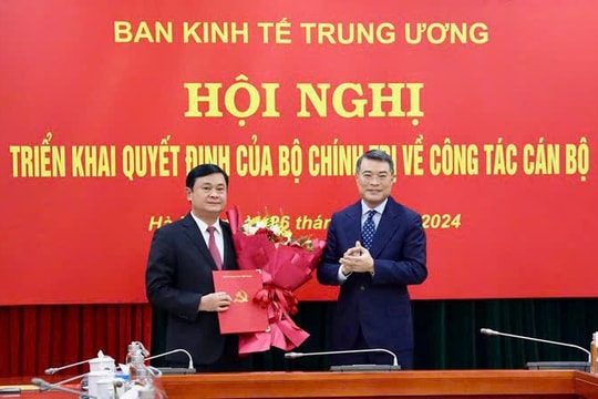 Đồng chí Thái Thanh Quý giữ chức Phó trưởng Ban Kinh tế Trung ương