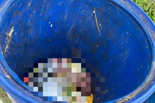 Bình Dương: Phát hiện thi thể bé trai sơ sinh bị bỏ trong thùng rác
