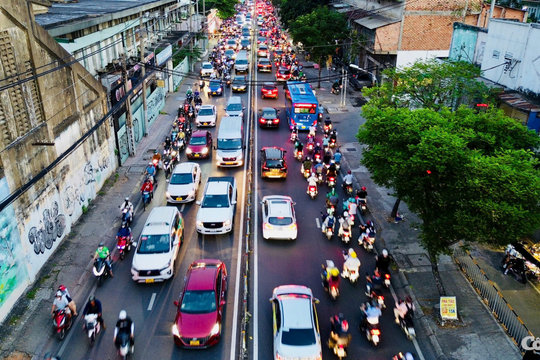 Tuyến đường ùn tắc 811 lần trong 9 tháng ở TP.HCM