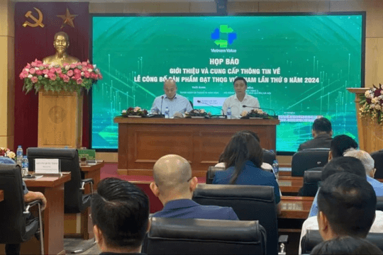 Lễ công bố sản phẩm Thương hiệu quốc gia Việt Nam lần 9 được tổ chức ngày 4/11