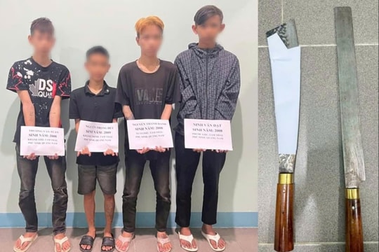 Triệt phá "băng cướp nhí" tại Quảng Nam