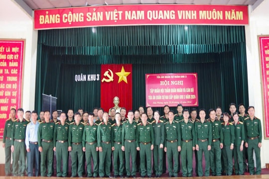 TAQS Quân khu 3 tập huấn nghiệp vụ Hội thẩm quân nhân