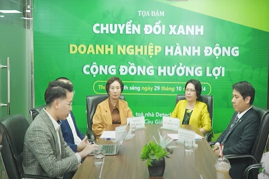 Sản phẩm xanh thúc đẩy doanh nghiệp sản xuất và phát triển bền vững