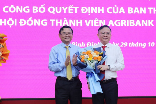 Bình Định có tân Giám đốc ngân hàng Agribank