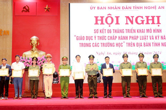 Nghệ An: Hiệu quả tích cực từ mô hình "Giáo dục ý thức chấp hành pháp luật và kỹ năng sống trong các trường học"