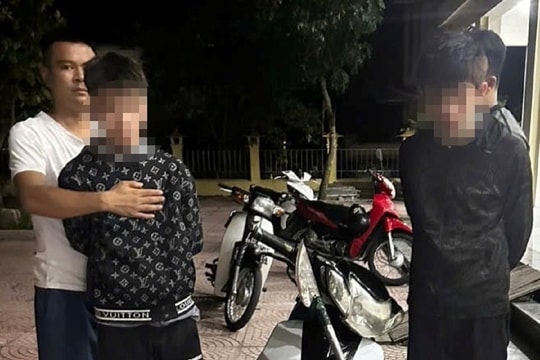 Hai thanh niên mang dao đi cướp tài sản của phụ nữ