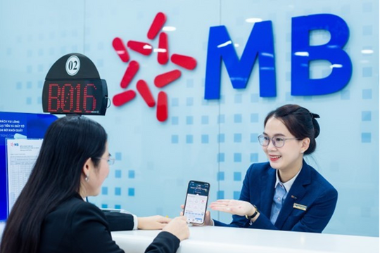 MB tăng trưởng tín dụng gấp 1,8 lần bình quân ngành Ngân hàng