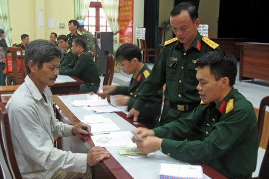 Tăng mức trợ cấp hằng tháng với quân nhân đã phục viên, xuất ngũ, thôi việc t ừ 1/11/2024
