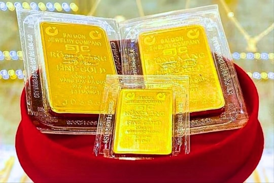 Giá vàng 31/10/2024: Thị trường vàng trong nước tiếp tục tăng mạnh