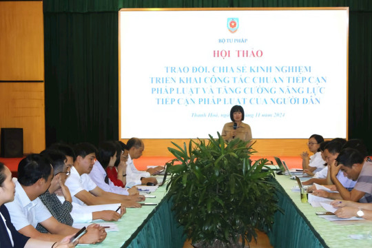Tăng cường năng lực tiếp cận pháp luật cho người dân