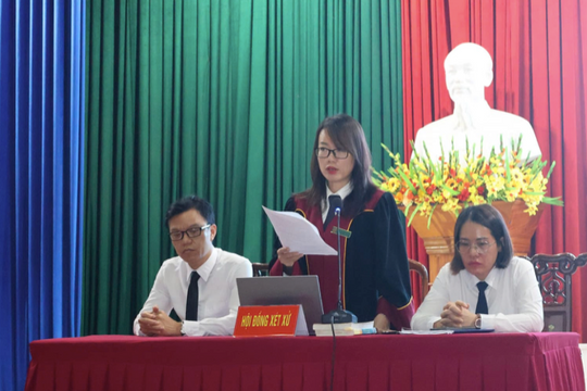 Hà Tĩnh: Phiên toà giả định xét xử sơ thẩm vụ án hình sự 'Trốn tránh nghĩa vụ quân sự'