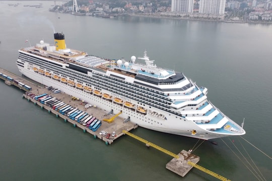 Du thuyền 5 sao đưa gần 3.000 du khách quốc tế đến Quảng Ninh