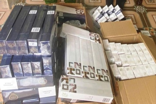 Bắt giữ người phụ nữ cùng số lượng lớn thuốc lá điếu nhập lậu
