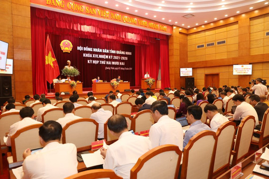 Kỳ họp thứ 22 HĐND tỉnh Quảng Ninh khóa XIV thông qua 11 nghị quyết quan trọng