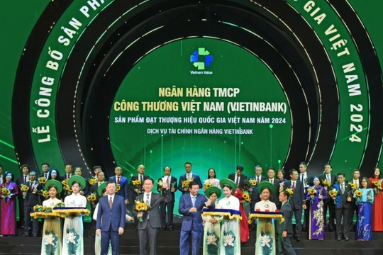 VietinBank lần thứ 8 liên tiếp được vinh danh Thương hiệu Quốc gia Việt Nam