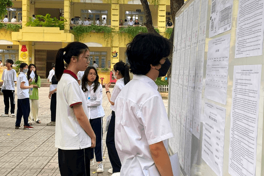 Dự kiến năm trường hợp học sinh được tuyển thẳng vào lớp 10