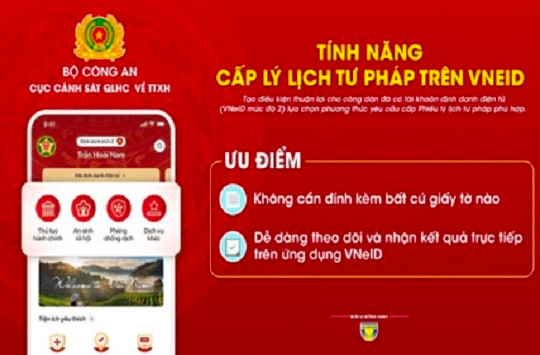 Cần Thơ: Đẩy mạnh triển khai sổ sức khỏe điện tử và cấp phiếu lý lịch tư pháp trên ứng dụng VNeID