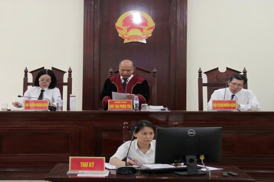 TAND huyện An Dương xét xử trực tuyến các vụ án về ma túy