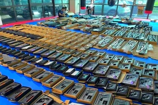 Triệt phá đường dây mua bán trái phép vũ khí, thu giữ 532 khẩu súng