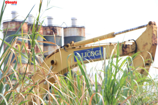 Cảnh hoang phế bên trong khu đô thị của Tổng công ty Licogi